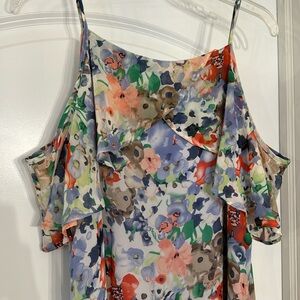 Emma & Michele Floral, Off-the-Shoulder Dress